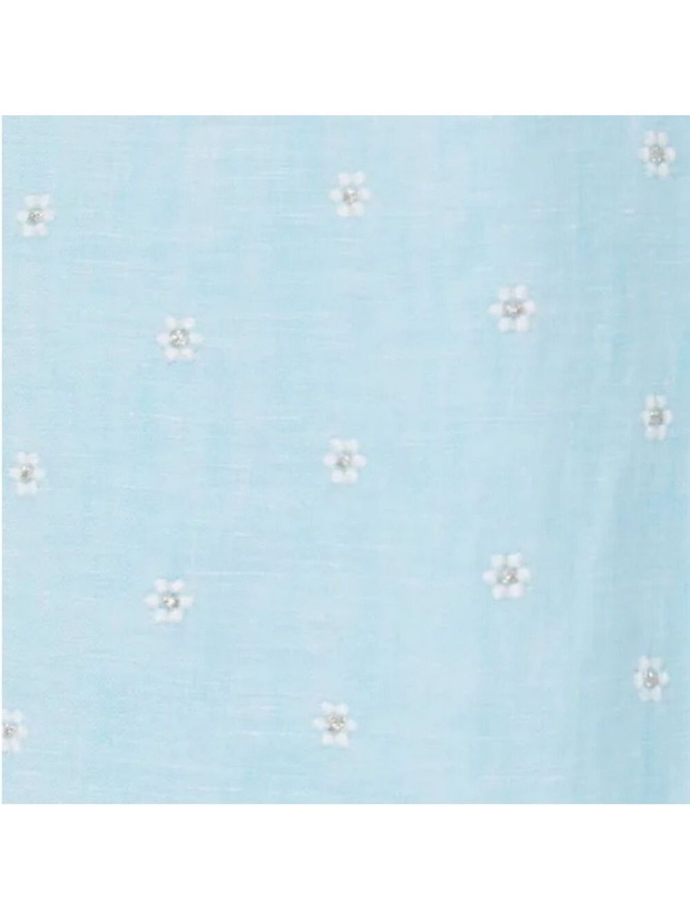 Lilly Pulitzer Kylanne Embroidered Linen Mini Dress Baby Blue Cutout Size 12 NWT - Picture 3 of 10